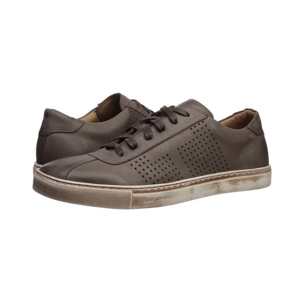 Brothers United Manor St Brown Napa Leather Sneakers Mens 13 Lace-Up Shoes - Picture 5 of 13